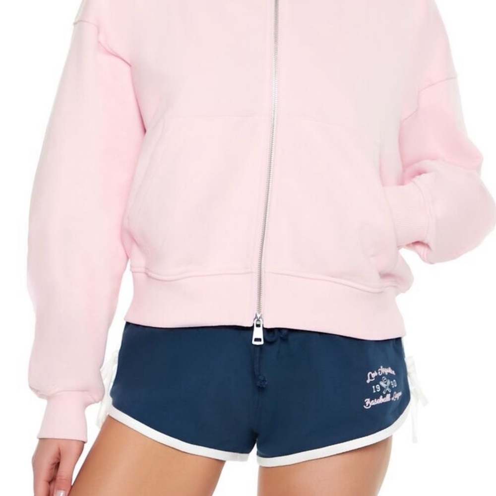 Pink Zip-Up Hoodie
